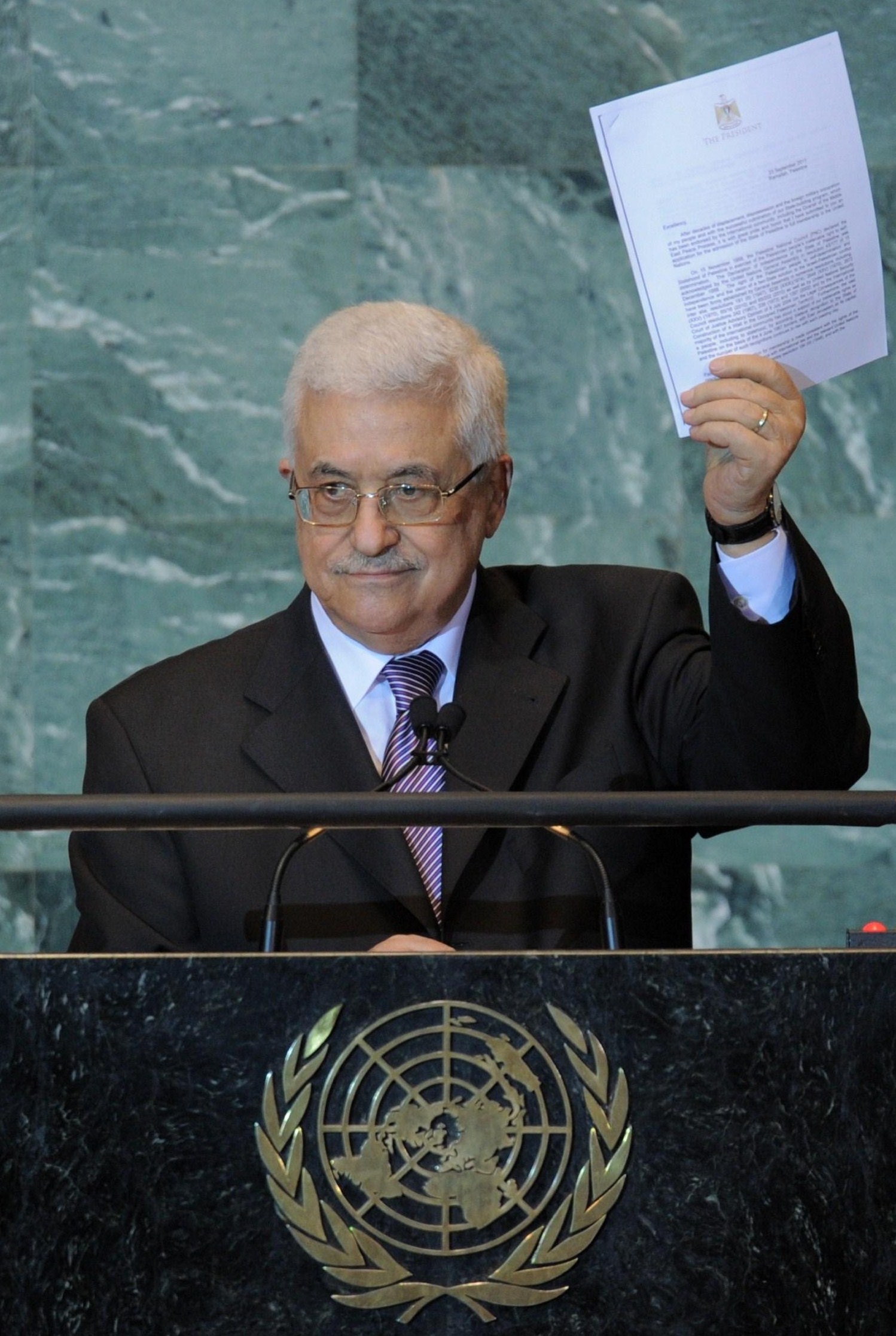 Abu Mazen alle Nazioni Unite